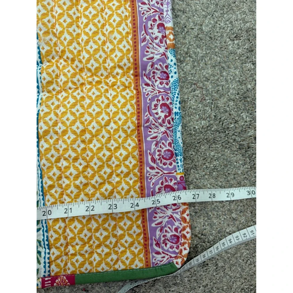 Colorful Patchwork Pillowcase – Bright & Fun Colors – Standard – NWOT